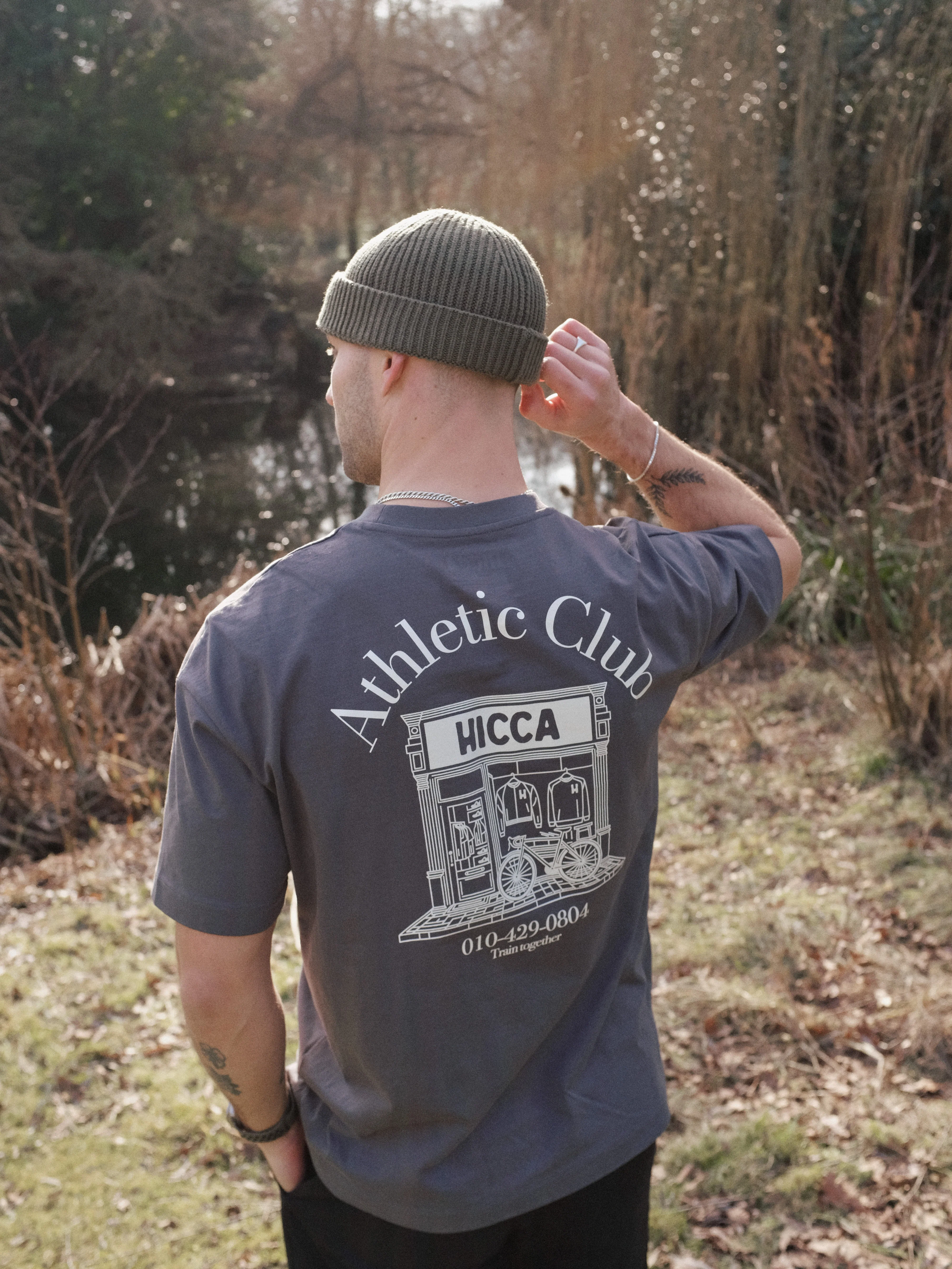 HICCA Olive Green Beanie - Image 3