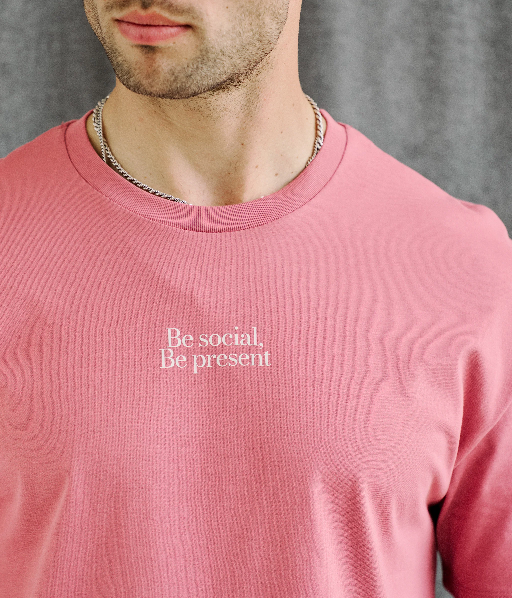 Be Social Tee (Pink) - Image 3